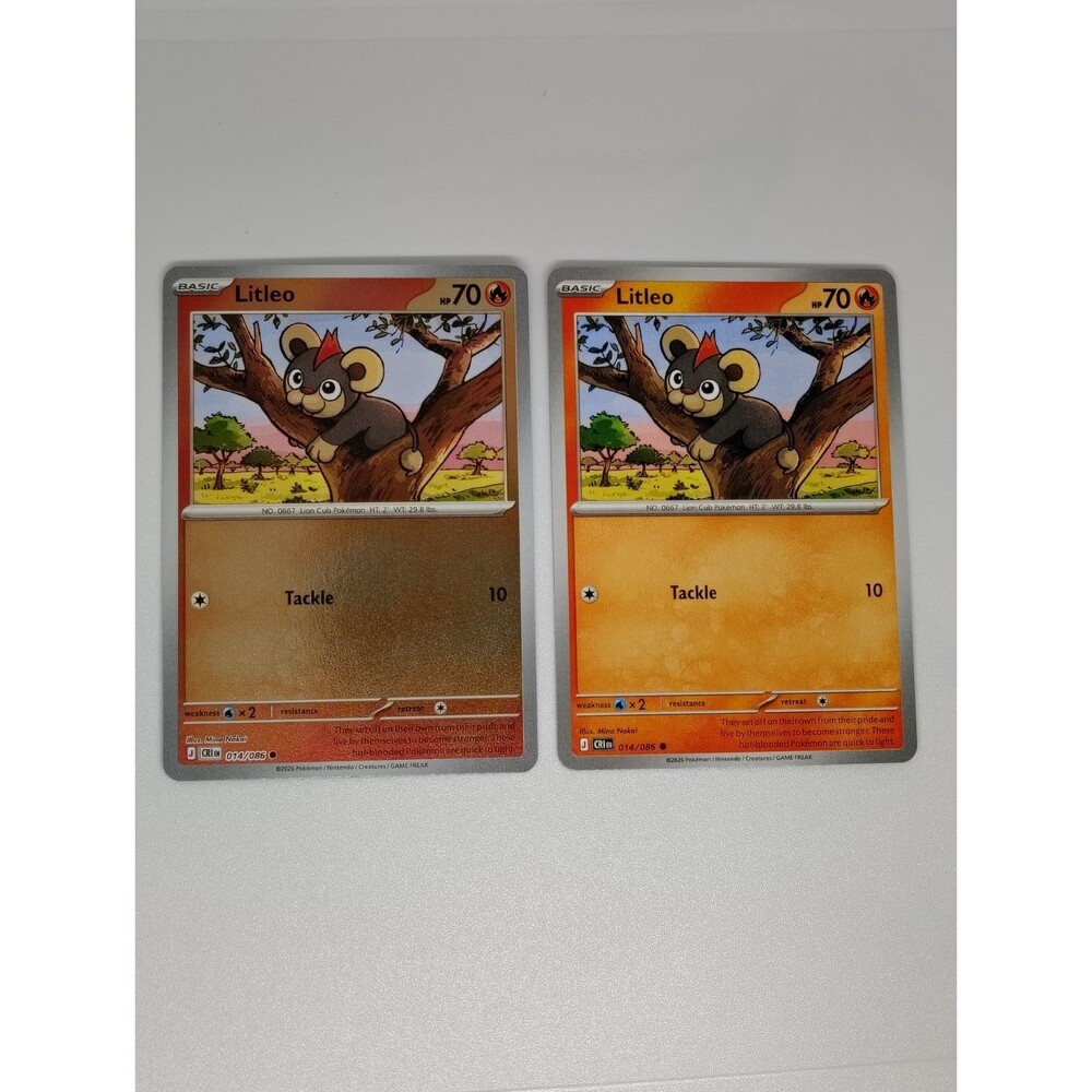 Litleo Pokemon Standard/ Reverse holo Near Mint